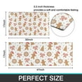 thumbnail image 7 of White Christmas Gingerbread Man Pattern Kitchen Rugs Sets Of 2,Anti Fatigue Kitchen Mat Rugs Non Slip Washable,Decorative Kitchen Floor Mats for Kitchen,Sink,Laundry,17"x30"+17"x47", 7 of 7