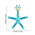 Rlmidhb Cartoon Suction Cup Giraffe Toy | Multifunctional Stress Relief