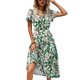 thumbnail image 2 of Vestido Zeagoo Primavera 2025, casual, verano, midi, cuello en V, verde S, 2 of 6