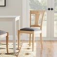 thumbnail image 2 of Linon Heaton Dining Side Chair, Set of 2, Natural, 2 of 10