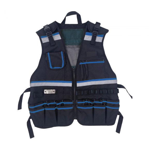 Gazechimp Electrician Tool Vest Multi Pocket Carpenter Convenient Multi Purpose Heavy Duty
