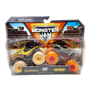 Spin Master Monster Jam Earthshaker vs Max-D Series 17 1:64 Scale 2 pack