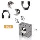 thumbnail image 4 of Juegos de rompecabezas Brain Teaser GVKES Fun Metal 3D Toys para mayores de 12 años, 4 of 5