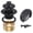 Matte Black, variant on Chrome Plated Metal Lift & Turn Bathtub Drain Kit