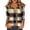 Khaki, variant on Women's T Shirt Print 3/4 Sleeve Daily Weekend Fashion Basic V- Neck Regular Top Blue L