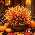 thumbnail image 4 of SLYNSHome 2Pcs Fall Artificial Golden Wheat Grass Bouquet Faux Barley Grain And Malt Stalks, Autumn Harvest Floral Arrangement For Living Room Table Centerpiece Decor, 4 of 9