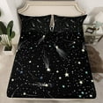 thumbnail image 2 of Feelyou Cartoon Horoscope Twin Sheet Sets, Stars Starry Sky Bedding, 3 Pieces, 2 of 7