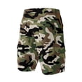 thumbnail image 5 of Mens Camo Cargo Shorts Wild Outdoor - Cotton Relaxed Fit Utility Multi-Pocket Shorts Featuring Relaxed Fit Cuts Dark Green L, 5 of 5