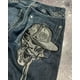 thumbnail image 3 of Street Y2K nueva moda Joker gótico estampado Jeans mujeres Harajuku Casual suelto recto pantalones de pierna ancha pareja Punk trapeador Jeans, 3 of 5