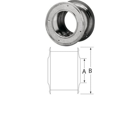 

SELKIRK RV 4 In. x 4-5-8 In. Gas Pipe Wall Thimble 4RV-WT 4RV-WT 429307