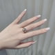 thumbnail image 4 of Anillo de sol, luna y estrella para mujer, sortija brillante con temperamento elegante, accesorios de joyería para fiesta, regalo, novedad de verano, 2023, 4 of 4