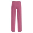 thumbnail image 5 of ABATAB Womens Summer Pants Casual Baggy Low Waisted Pants Full Length Drawstring Lounge Slacks Trousers with Pockets, 5 of 5