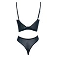 thumbnail image 2 of Gibobby Conjunto de lencería Liguero con Medias y Tanga Lingerie Set de Dormir Mujer Lenceria Mujer Talla Grande Mujer Sexy Bralette y Tanga Pijamas en Pareja(Negro, CH), 2 of 5