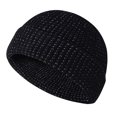 thumbnail image 1 of Gorros reflectantes de invierno unisex, gorro de punto de alta visibilidad (negro), 1 of 5
