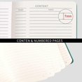 thumbnail image 1 of Cuaderno de tapa dura con líneas Liangnv, paquete de 2, tamaño A5, diario de negocios con 376 páginas numeradas, cuaderno con rayas universitarias, papel grueso de 100 g/m², 5,75 x 8,38 pulgadas, 1 of 1