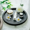 thumbnail image 6 of HPC Decor 12in Round Tray for Home Decor- Black Wood Beaded, Decorative Round Tray for Living Room Decor, Coffee Table Decor, Kitchen Table Decor or Farmhouse Serving Tray, 6 of 6