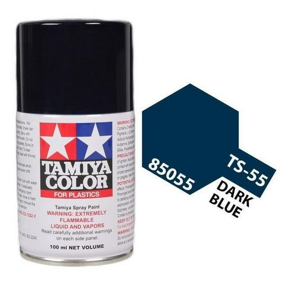 Tamiya 85055 TS-55 Dark Blue Lacquer Spray Paint 100ml TAM85055