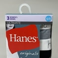 thumbnail image 2 of Women's Hanes 45UOBK Cotton Blend Bikini Panty - 3 Pack (Heather/Stripe/Black S), 2 of 11