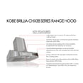 thumbnail image 3 of KOBE CHX3830SQBD-WM-3 Brillia 30-inch Ductless Wall Mount Range Hood, 3 of 6