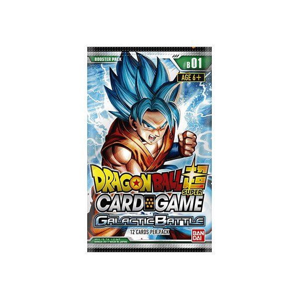 dragon ball galactic battle booster box Super TCG blowing decks showcasing a Leader (with Battle and Extra cards) to fight it out for ultimate supremacy Dragon Ball Super Trading Card