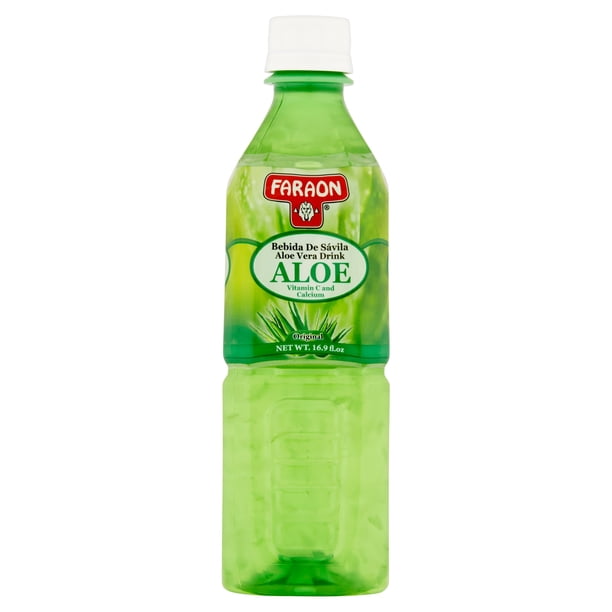 Faraon Aloe Vera Drink Healthy Faraon Original Aloe Vera Drink, 16.9 fl oz - Walmart.com - Walmart.com