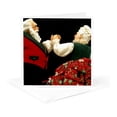 thumbnail image 5 of 3drose, Holiday, Christmas, Dancing Mr. and Mrs. Claus - Li09 Cmi0012 - Cindy Miller Hopkins, 6 Greeting Cards with Envelopes, 5 of 7