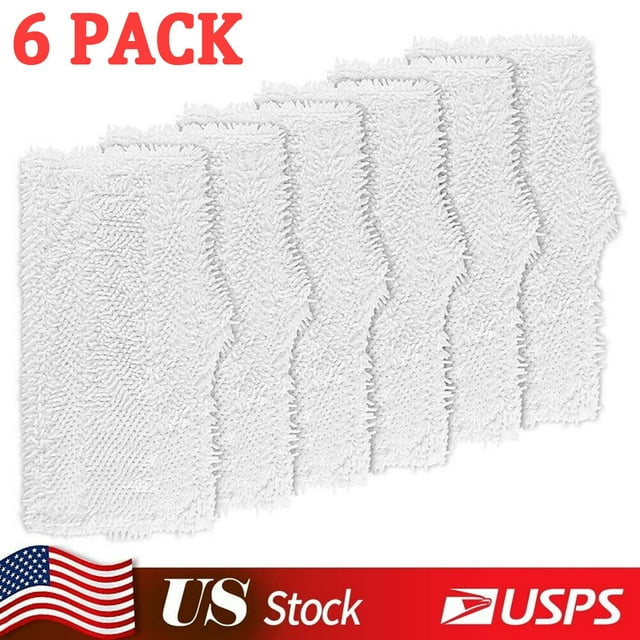 6 Pcs Steam Mop Replacement Pads For Shark S3101 S3102 S3250 S3251