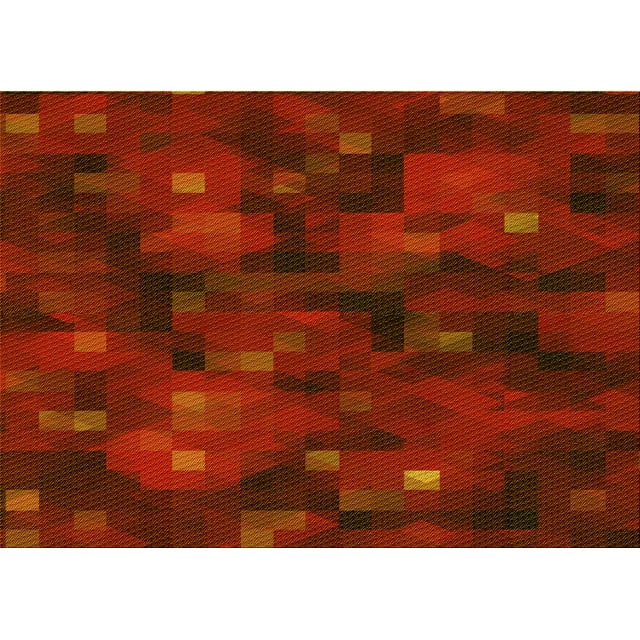 Ahgly Company Machine Washable Indoor Rectangle Transitional Mahogany Brown Area Rugs, 3' x 5'