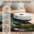 thumbnail image 6 of Design&I 2'x3' Washable Accent Rug Pet Friendly & Non-Slip Built-In Grip Cabin Cub Wildlife Woodland Sunset Motif Bathroom Medieval Print for Kitchen, Station, 6 of 7