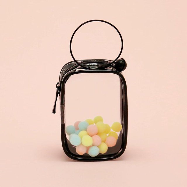 Bolsa transparente para exhibición de muñecas Baoblaze Estuche de transporte Cuadrado