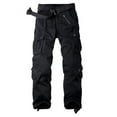 thumbnail image 2 of SKYLINEWEARS Women's Utility Work Cargo Solid Style Hiking Pants Cotton Workwear Trouser Black XL, 2 of 5