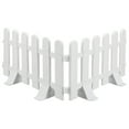thumbnail image 3 of Pawsdot Weather-Resistant White Plastic Garden Fence for Decoration - Easy Install 2Pcs, 3 of 8