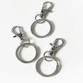 thumbnail image 3 of Cousin DIY 3 Piece Metal Key Rings, Keychain and Lanyard Making, 54mm, Silver Finish, 3 of 9