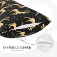 thumbnail image 5 of Balery Christmas Gold Deers Bedding Queen Pillow Cases - Envelope Closure - Soft Brushed Microfiber Fabric - Shrinkage and Fade Resistant Pillow Cases-16"x24", 5 of 9