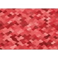 thumbnail image 1 of Ahgly Company Machine Washable Indoor Rectangle Transitional Red Area Rugs, 2' x 5', 1 of 7