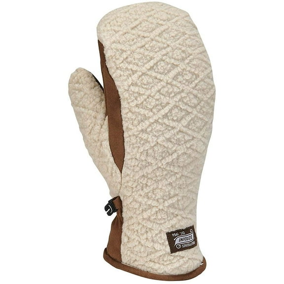 Gordini Womens Argyle Mitt Oatmeal Large