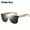 Black Gray, variant on PolarAce Unisex Full Frame Sunglasses With High-end Polarized Wooden Frames, Colorful Sunglasses For A Stylish Look.