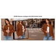 thumbnail image 6 of BTFBM Bow Cropped Cardigan Sweaters for Women Fall Winter Open Front Sweater Long Sleeve Button Fashion Spring Clothes, 6 of 10