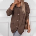 thumbnail image 7 of AGWOLF Women’s Chunky Knit Cardigan Cable Knit Button Down Sweaters Oversized V Neck Fall Sweater for Casual Layering S, 7 of 7