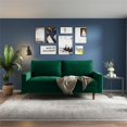 thumbnail image 4 of Enor Furniture Lauring 70" Upholstered Modern Velvet Sofa in Green, 4 of 13
