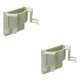 thumbnail image 2 of Inteprter Soporte de plástico para cepillos de para colgar en la pared, estante de almacenamiento para de , afeitadora de Verde 2Conjunto, 2 of 6