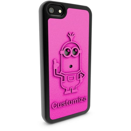 Apple iPhone 5 and 5S 3D Printed Custom Phone Case - Minions - Kevin