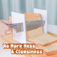 thumbnail image 2 of HLONK Bread Loaf Bread Sandwich Skiving Machine Cutter Mold Maker Kitchen Guide, 2 of 6