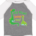 thumbnail image 4 of Inktastic My Mimi Loves Me Grandson Dinosaur Boys Long Sleeve Baby Bodysuit, 4 of 5