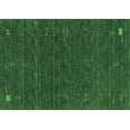 thumbnail image 1 of Ahgly Company Indoor Rectangle Abstract Emerald Green Contemporary Area Rugs, 4' x 6', 1 of 4
