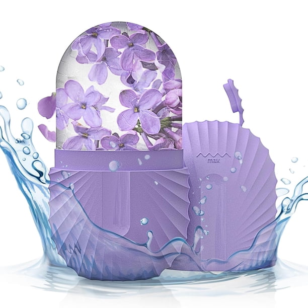 Rodillo Facial de hielo, cubito de silicona para masaje de belleza, molde de hielo para hinchazón de los ojos, rodillo Facial que reduce los poros