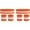 Orange/White/Orange, variant on Sweatband Set Sports Headband Wristband Set Sweatbands Terry Cloth Wristband Wrist Sweatband Headbands Moisture Wicking Sweat Absorbing Head Band