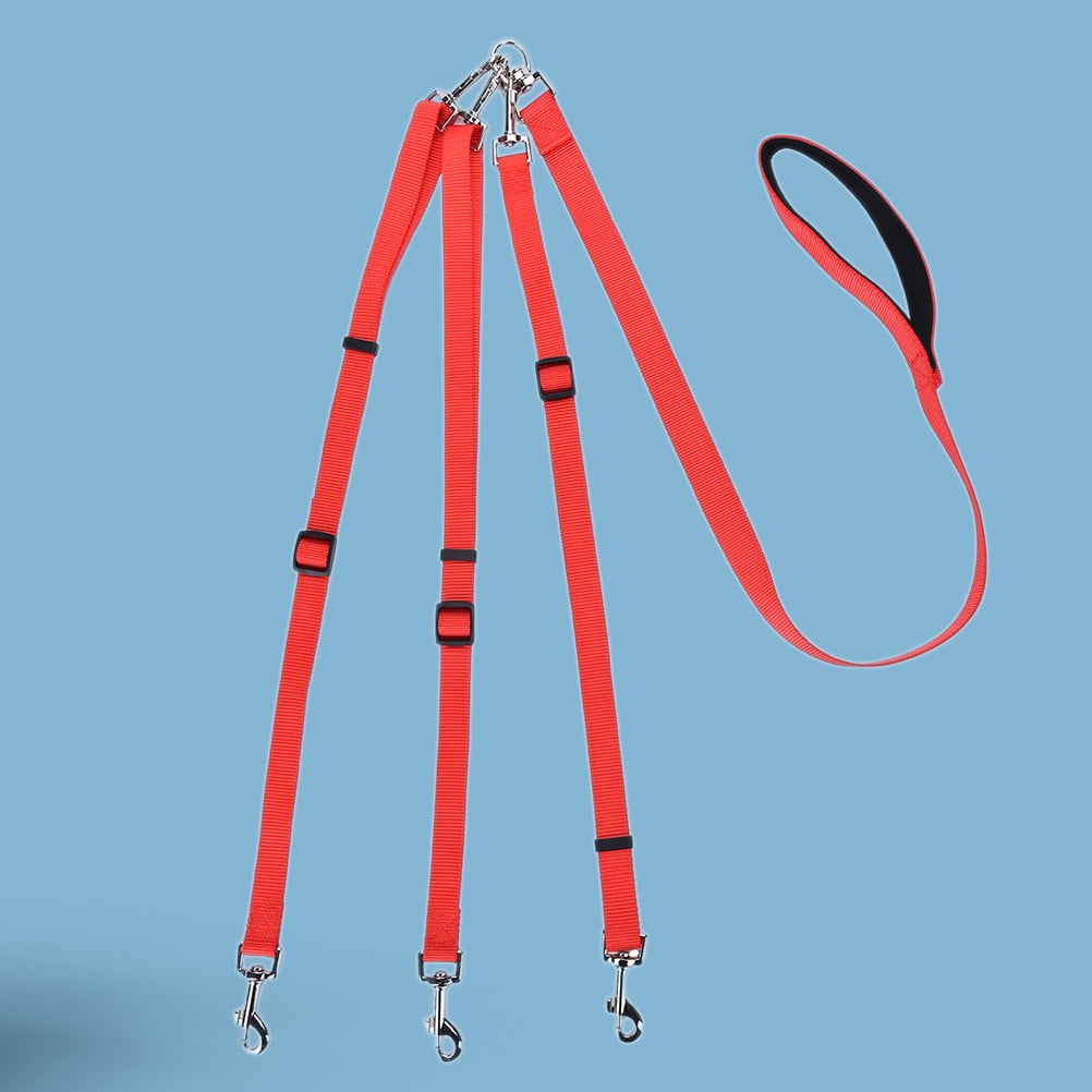 KAKOWELY Heavy Duty Walking Leads with Woven Nylon Rope for Hiking and Jogging