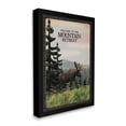 thumbnail image 3 of Stupell Industries Welcome Mountain Retreat Quote Moose Wildlife Tree Forest, 16 x 20, Design by Stephanie Workman Marrott, 3 of 7