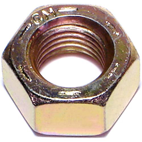 Piece-3 Hard-to-Find Fastener 014973312589 Coarse Slotted Hex Nuts 1-8 